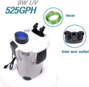 External Aquarium Filter with Builtin Pump Kit