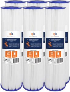 Blue Pleated Sediment Water Filter Replacement