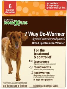 Flavored De-Wormer Chewables for Dogs