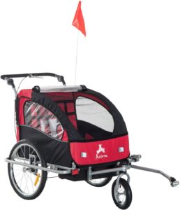Double Child Two-Wheel Bicycle Cargo