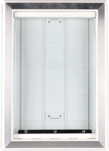 Plastic Dog Door with Aluminum Lining