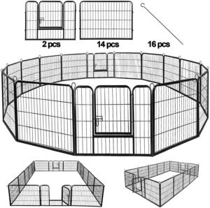 Extra Large Indoor Outdoor Dog Fence Playpen