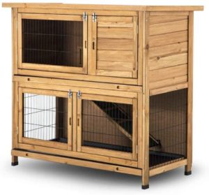 Story Outdoor Wooden Rabbit Hutch