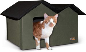 Kitty House Extra-Wide Olive